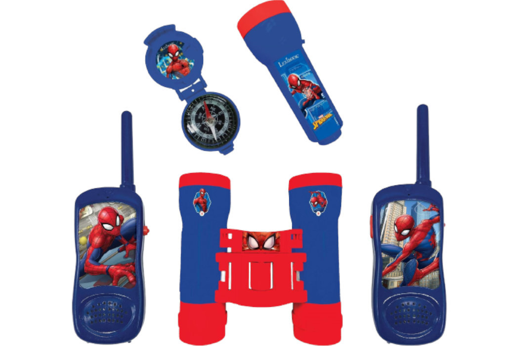 Zabawka krótkofalówki LEXIBOOK Spider Man RPTW12SP + akcesoria dystans bajka zachwyt zabawa rozwój scenariusze