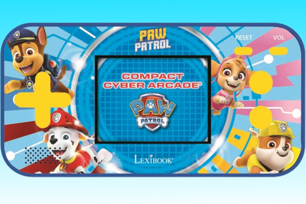 Zabawka konsola podręczna LEXIBOOK Psi patrol Cyber Arcade Pocket JL2367PA zabawa podróż gry rozwój