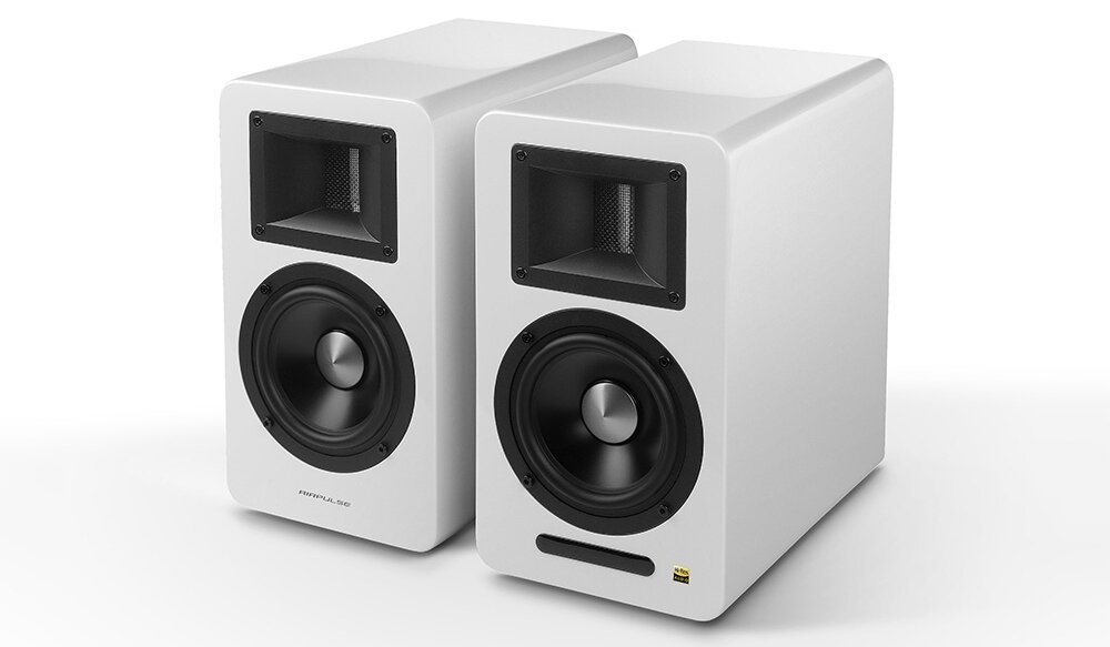 Aktywne kolumny podstawkowe Edifier Airpulse A100 dzwiek jakosc hi-res