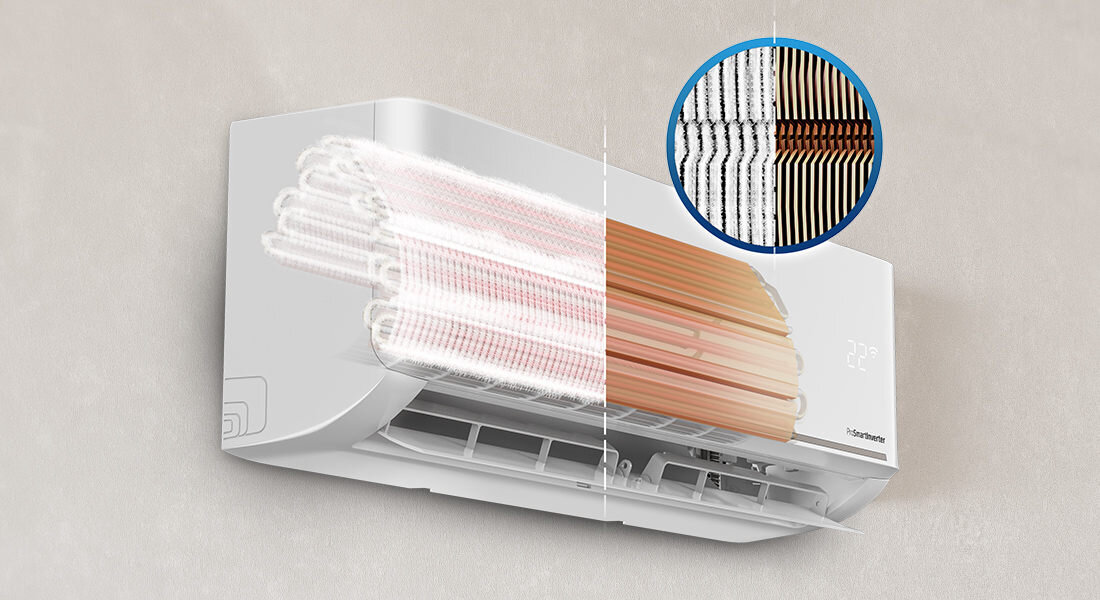 Klimatyzator Split, Pompa ciepła powietrze - powietrze BEKO 180/BEHPGH 181 z usluga montazu Funkcja samo-czyszczenia technologia GoClean