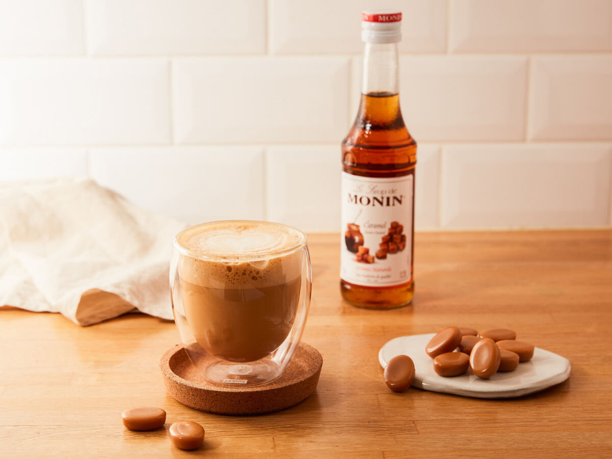Syrop do kawy MONIN Karmelowy 250 ml naturalny skład