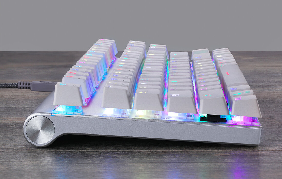 Klawiatura MOTOSPEED Dla graczy Anti-ghosting Podświetlenie RGB tryby podświetlenia Mechaniczna wytrzymała