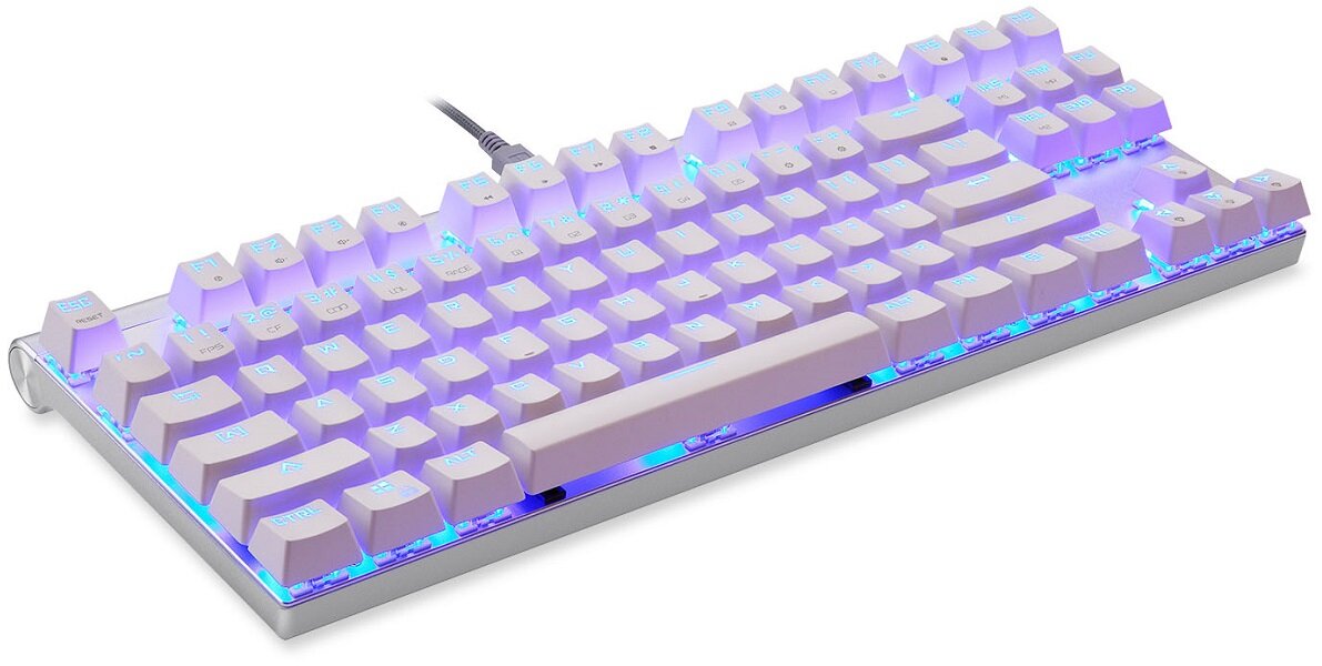 Klawiatura MOTOSPEED Dla graczy Anti-ghosting Podświetlenie RGB tryby podświetlenia Mechaniczna wytrzymała