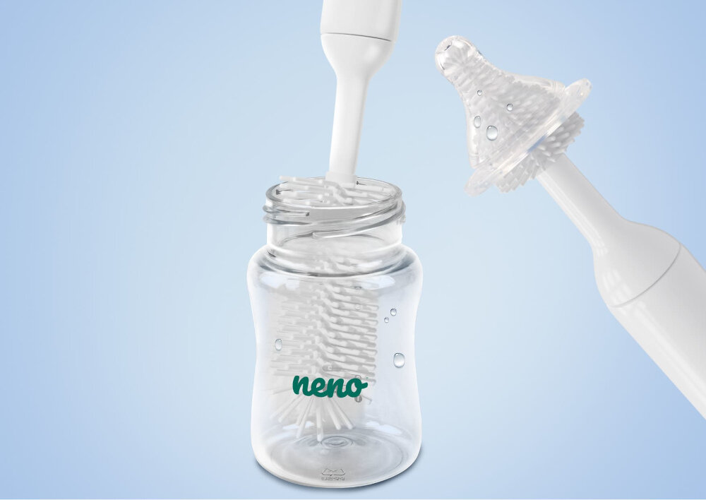 Szczotka do butelek NENO Lavar 2 koncowki mycie czyszczenie