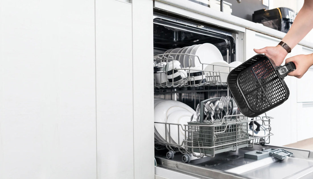 Frytkownica beztluszczowa COSORI CP158-AF-RXB Czarny Air Fryer kosz na potrawy mycie czyszczenie