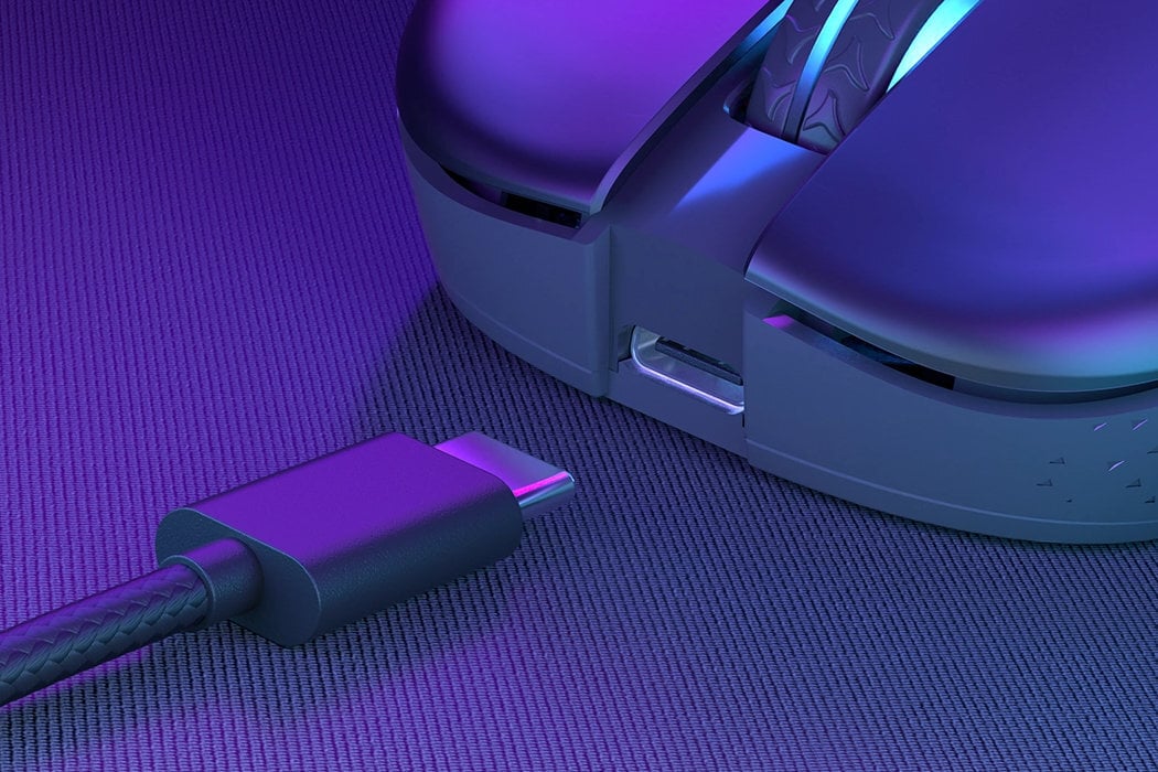 Mysz ENDORFY GEM Plus Wireless  oprogramiwanie argb wyposażenie USB-C czułkość waga sensor bezprzewodowa