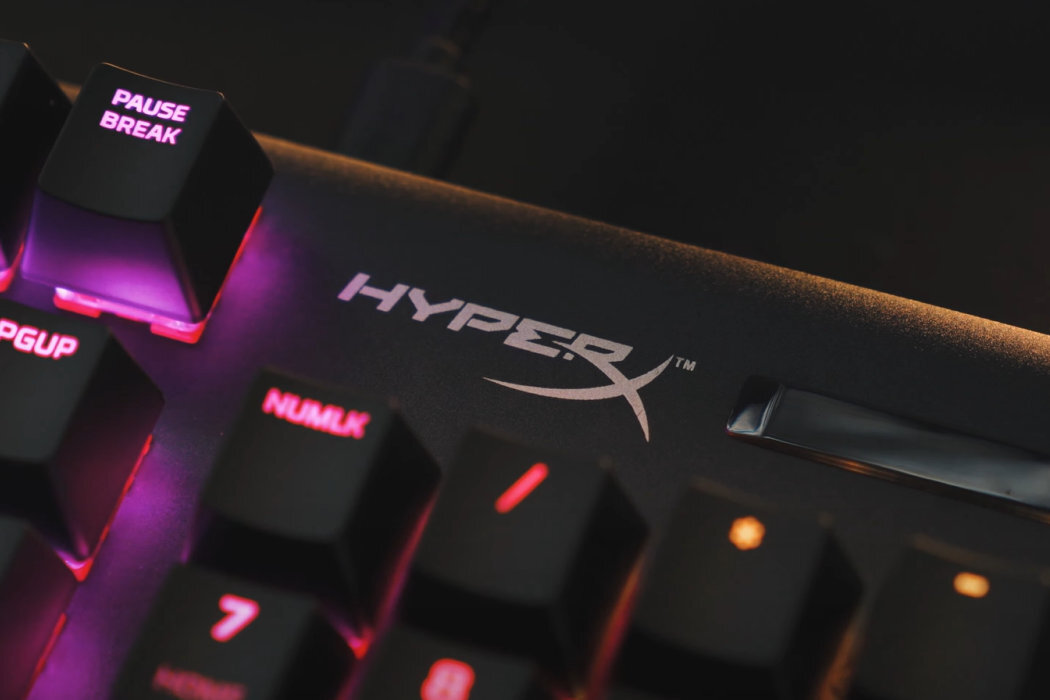Klawiatura HYPERX Alloy Origins PBT Red wyposażenie tryb klawisze zabawa pamięć regulacja dynamika podświetlenie trwałość
