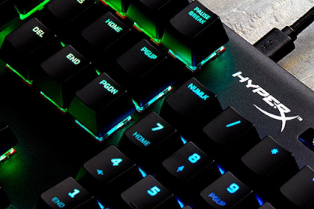 Klawiatura HYPERX Alloy Origins PBT Red wyposażenie tryb klawisze zabawa pamięć regulacja dynamika podświetlenie trwałość