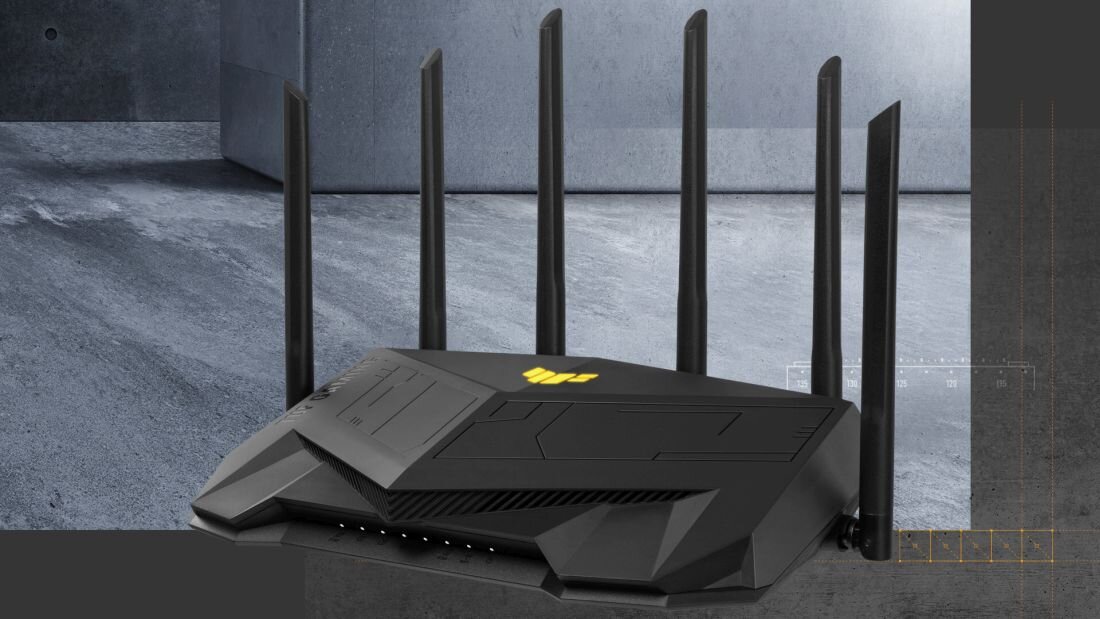 ASUS ルーター TUF GAMING AX6000 ASUS TUF Gaming AX6000 (6000Mb/s a/b/g/n/ac/ax) DualBand