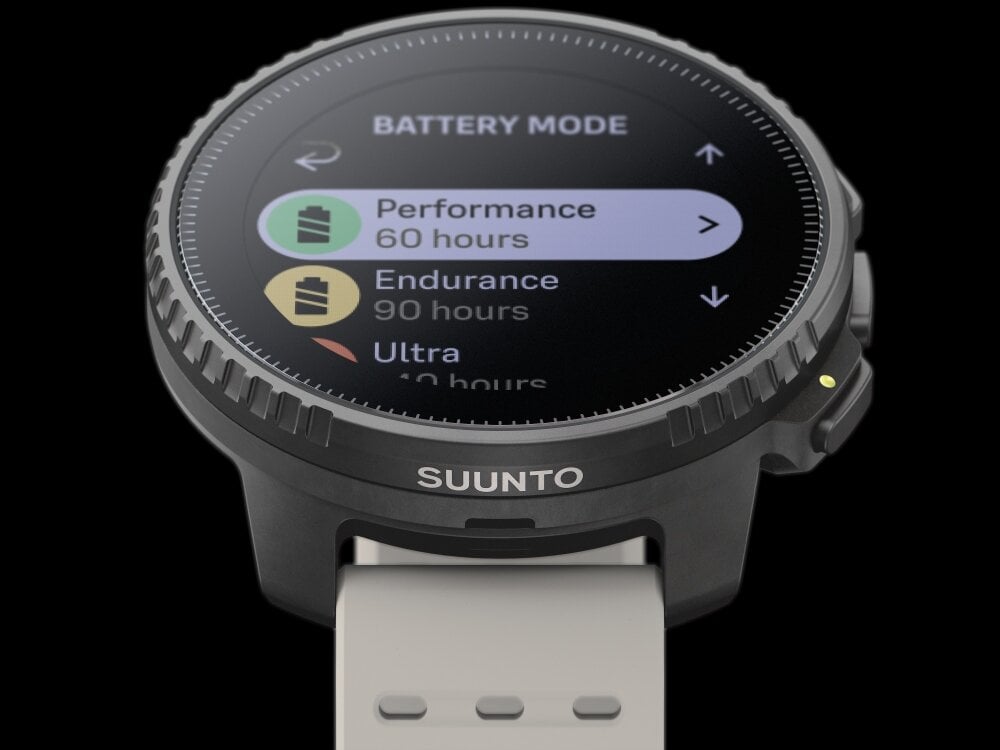 Smartwatch SUUNTO Vertical ekran bateria czujniki zdrowie sport pasek ładowanie pojemność rozdzielczość łączność sterowanie krew puls rozmowy smartfon aplikacja 