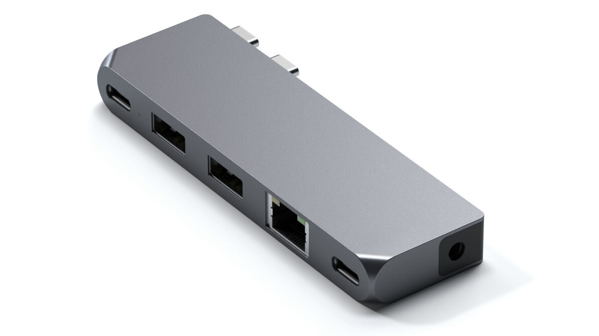 Hub SATECHI ST-UCPHMIS Szary USB-C PD transfer danych do 40 Gb/s ładowanie do 96 W