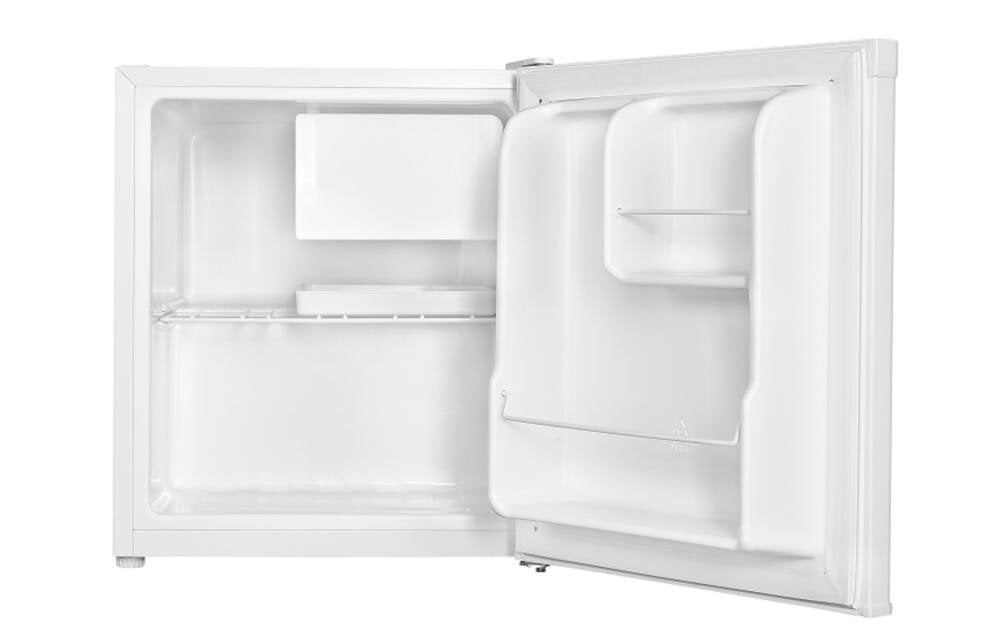 SMITH&BROWN SFMF-111-WF3 lodówka wnętrze druciana półka manualne odszranianie sterowanie mechaniczne zmiana kierunek otwieranie drzwi
