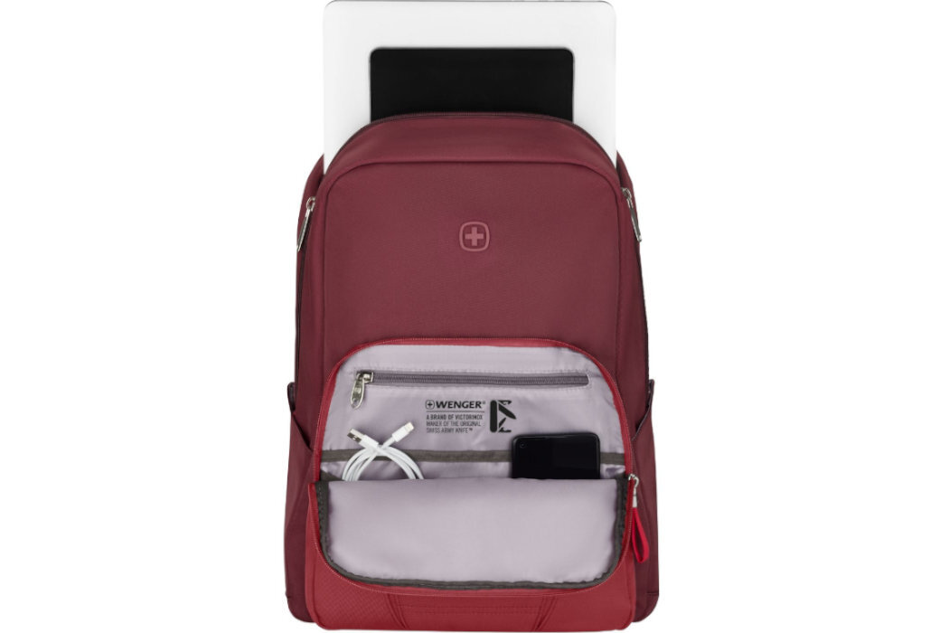 Plecak na laptopa WENGER Motion 15.6 cali Czerwony wygodny praktyczny stylowy funkcjonalny pojemny