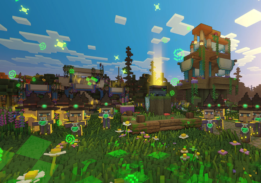 Minecraft Legends - Edycja Deluxe zabawa świat rozgrywka aktualizacja wioska walka przygoda skiny