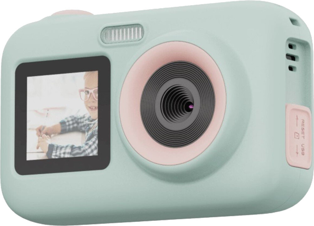Kamera sportowa SJCAM FunCam Plus Zielony bateria pojemność pamięć gniazdo port ładowanie