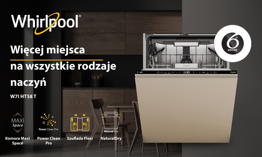 Zmywarka WHIRLPOOL W7I HT58 T MaxiSpace – sklep internetowy