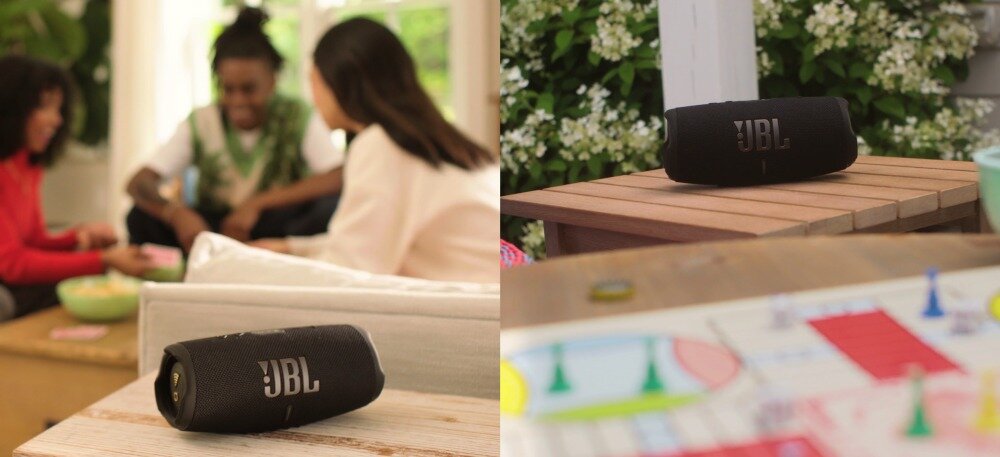 Głośnik JBL Boombox 5 WiFi mobilność bas moc strumieniowanie czas pracy czas działania ładowanie odporność zabezpieczenie