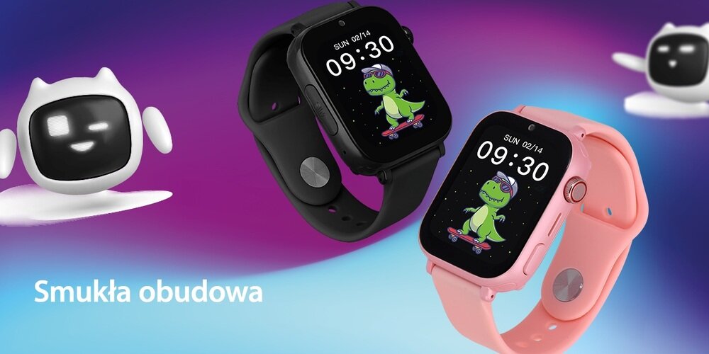 Smartwatch GARETT Kids N ce Pro 4G  ekran bateria czujniki zdrowie sport pasek ładowanie pojemność rozdzielczość łączność sterowanie krew puls rozmowy smartfon aplikacja 