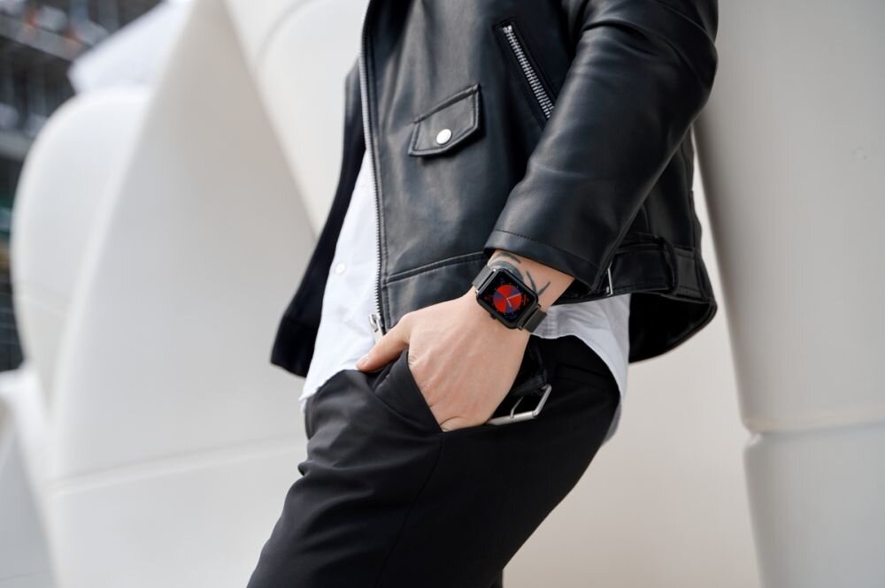 Smartwatch GARETT GRC Classic ekran bateria czujniki zdrowie sport pasek ładowanie pojemność rozdzielczość łączność sterowanie krew puls rozmowy smartfon aplikacja 