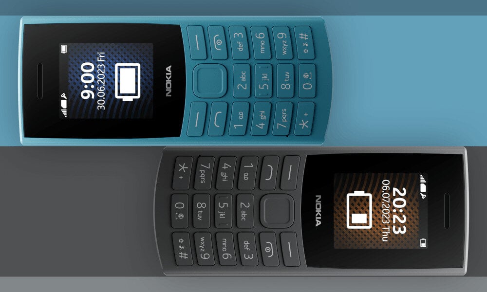 Telefon NOKIA 105 2023 DualSim Czarny bateria ładowanie czas działania