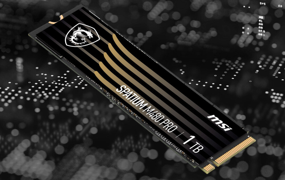 Dysk MSI Spatium M480 Pro 1TB SSD montaż format wielkość