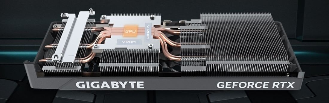 Karta graficzna GIGABYTE GeForce RTX 4060 Eagle OC 8GB DLSS 3  - Komora parowa 