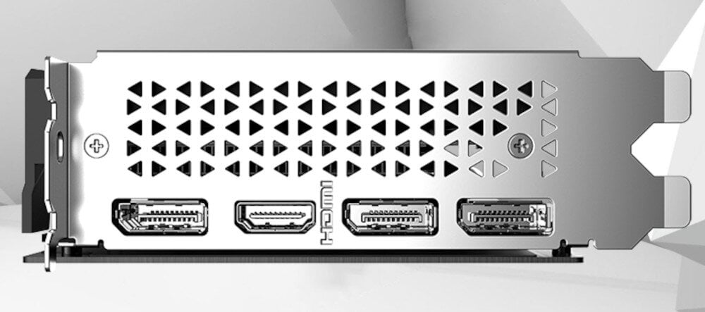Karta graficzna PNY GeForce RTX 4060 Verto Dual Fan Edition 8GB DLSS 3 złącza porty podłączenie