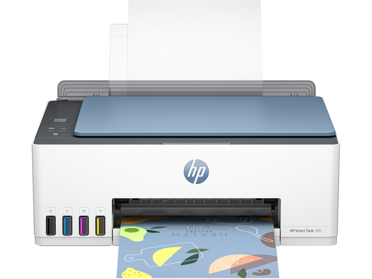 Багатофункціональний принтер HP Smart Tank 585 якість друку колір чорний швидкість продуктивність роздільна здатність