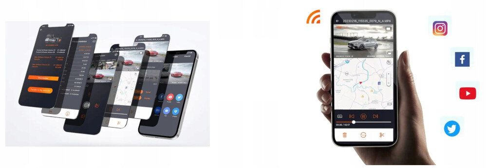 Wideorejestrator VANTRUE N4 Pro  - wi-fi