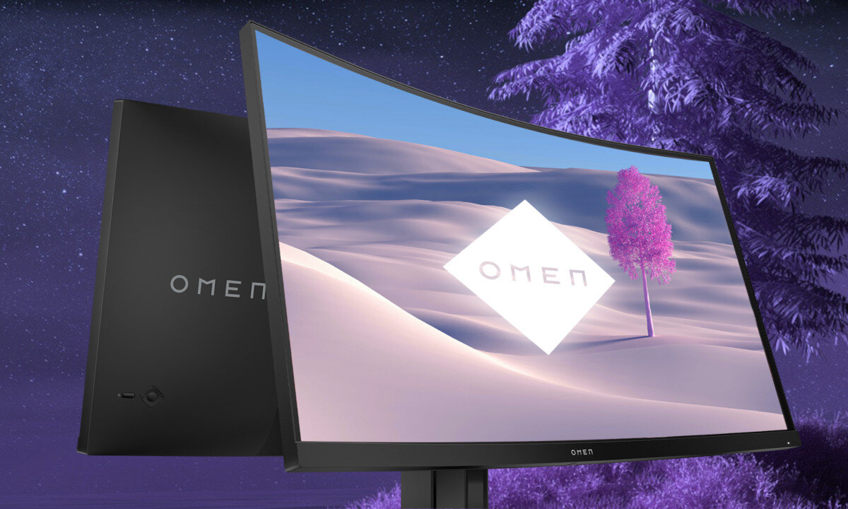 Monitor HP Omen 32c 31.5 2560x1440px 165Hz 1 ms Curved płynność odświeżanie czas reakcji opóźnienia