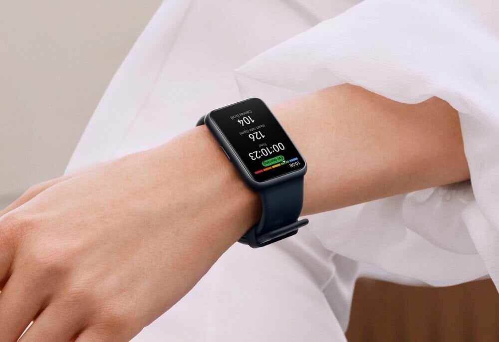 Smartwatch HUAWEI Watch Fit SE   ekran bateria czujniki zdrowie sport pasek ładowanie pojemność rozdzielczość łączność sterowanie krew puls rozmowy smartfon aplikacja 