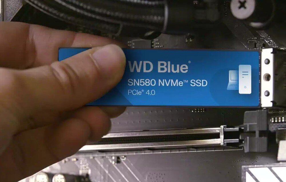 Dysk WD Blue SN580 1TB SSD format wielkość