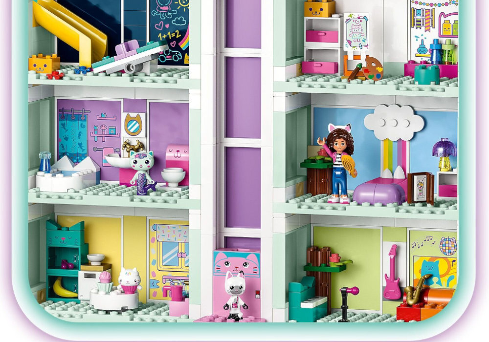 LEGO 10788 Gabby's Dollhouse Koci domek Gabi zabawa edukacja rozwój wyposażenie kreatywność