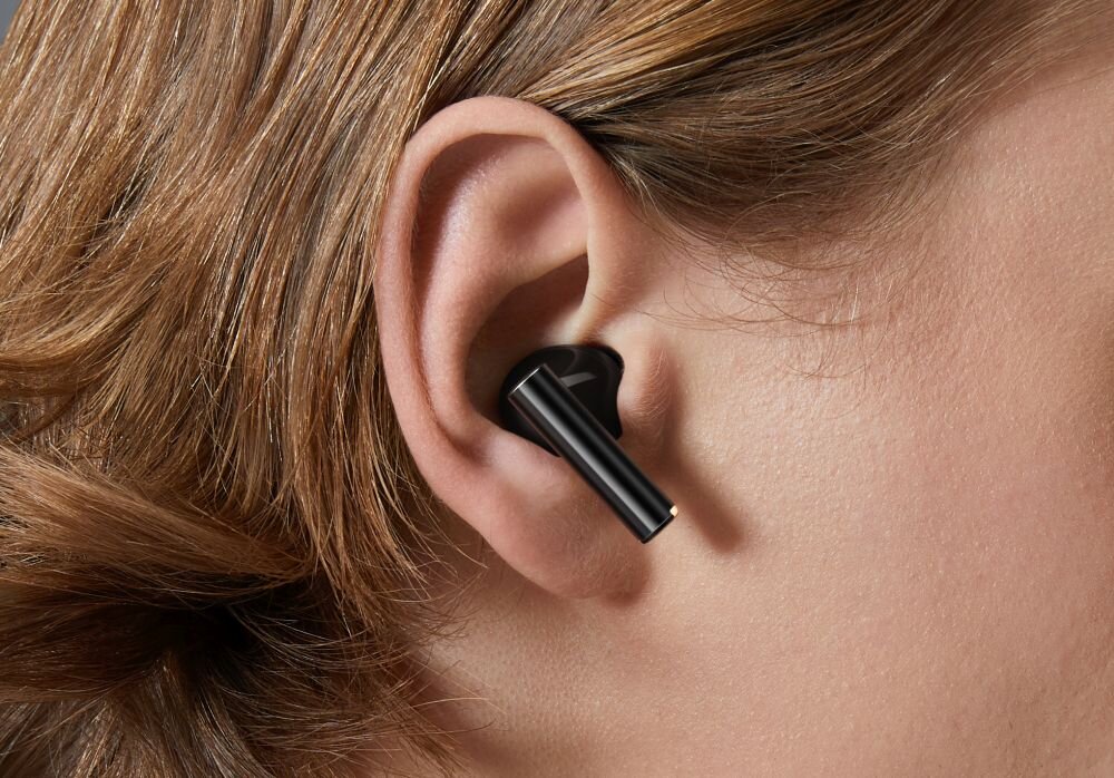 Słuchawki dokanałowe REALME Buds Air 5 Pro  dźwięk moc łączność szumy redukcja szumów hałas głośność zakres częstotliwość waga zasilanie ładowanie złącze port wtyczka działanie etui smartfon sterowanie wygoda muzyka