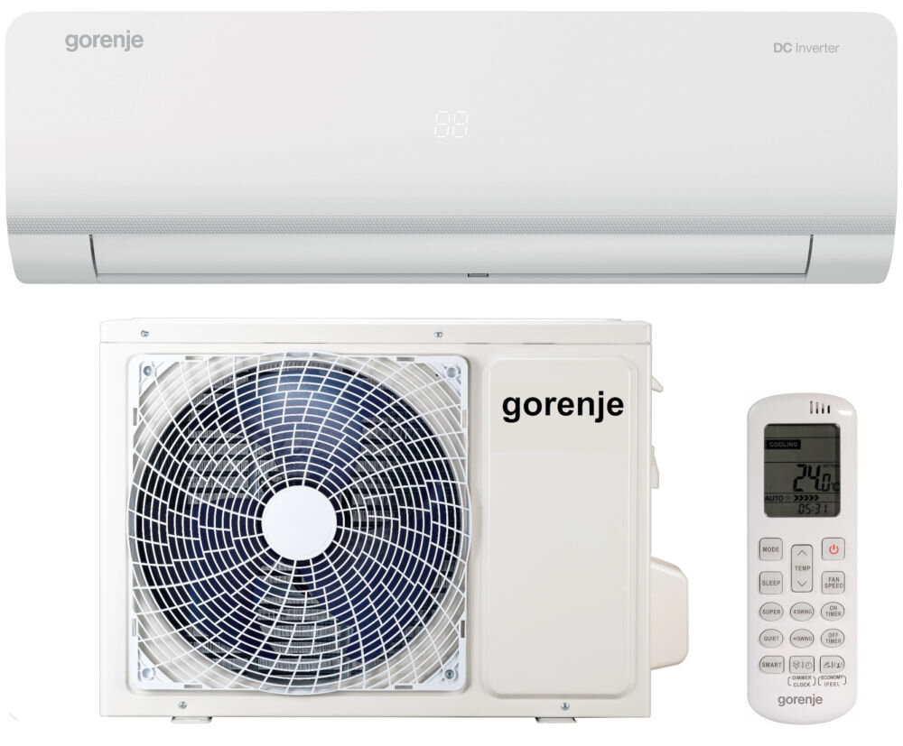 Klimatyzator Split GORENJE REA26IN KC REA26OUT KC zestaw akcesoria komplet wyposazenie