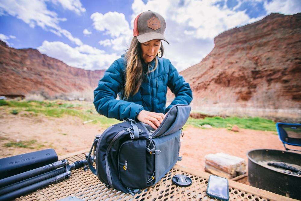 Plecak LOWEPRO Photo Active BP 200 AW  foto zdjęcia akcesoria pasek kieszenie ekologia recykling