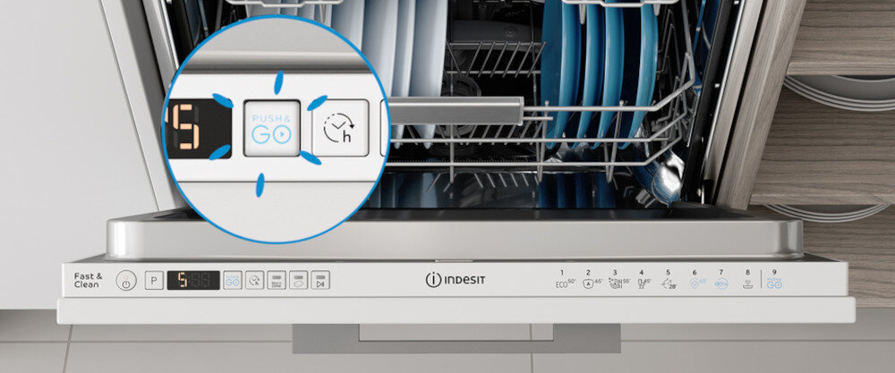 Zmywarka INDESIT D2I HD524 A Push&Go