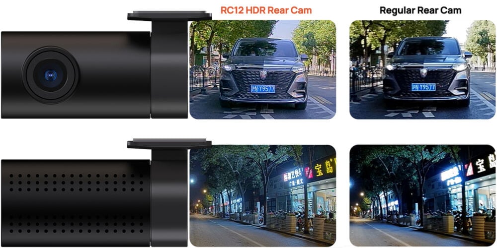 Wideorejestrator 70MAI 4K A810 + Kamera Tylna RC12 HDR hdr redukcja szumów