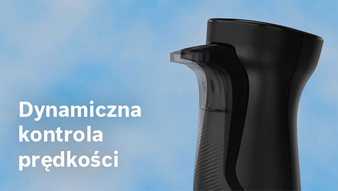 Blender BOSCH ErgoMaster MSM4B622 Dynamiczna regulacja prędkości chwyt obsługa kontrola dotosowanie potrzeby preferencje