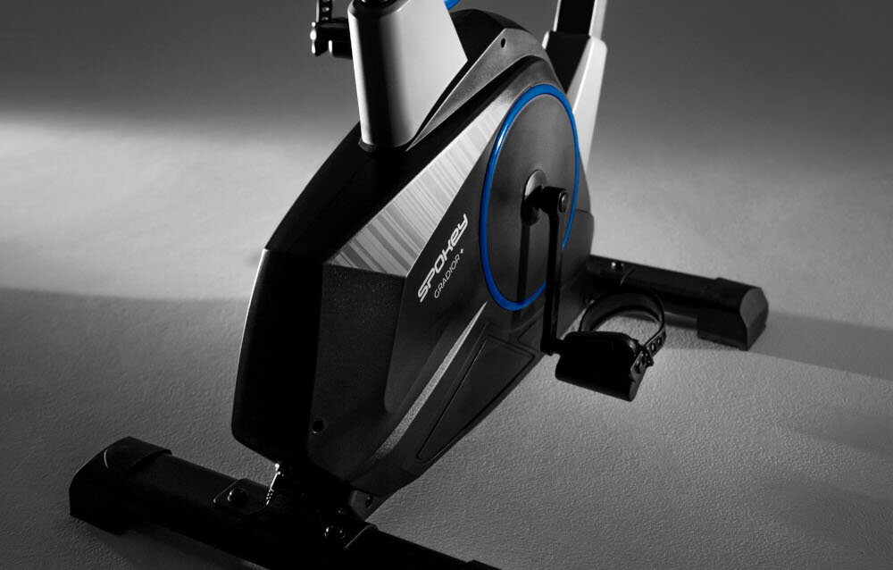 Rower magnetyczny SPOKEY Gradior+ BL dynmiczny trening kolo zamachowe waga 8 kg