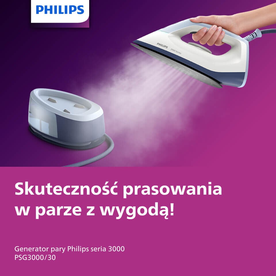 Dostępny w Media Expert generator pary Philips z serii 3000
