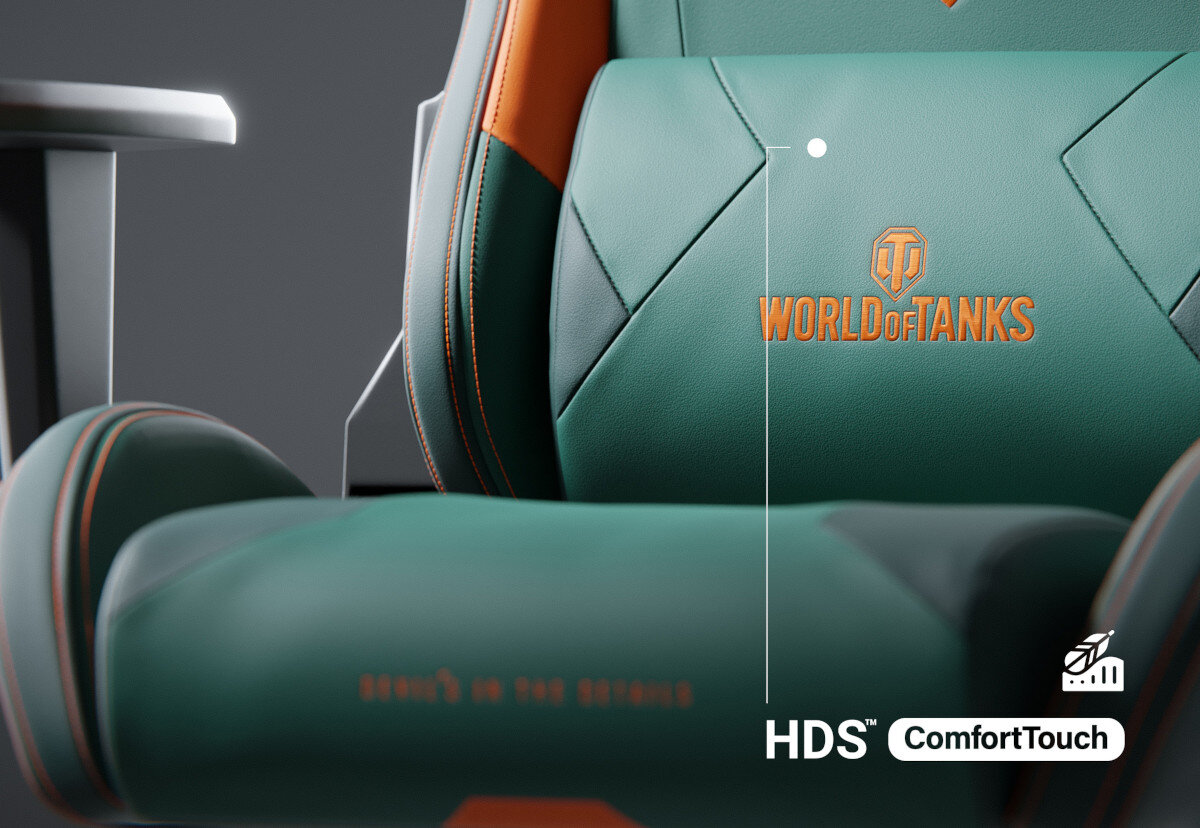 Fotel DIABLO CHAIRS X-One 2.0 (L) World of Tanks wytrzymałość ekoskóra trwałość obicie kolor