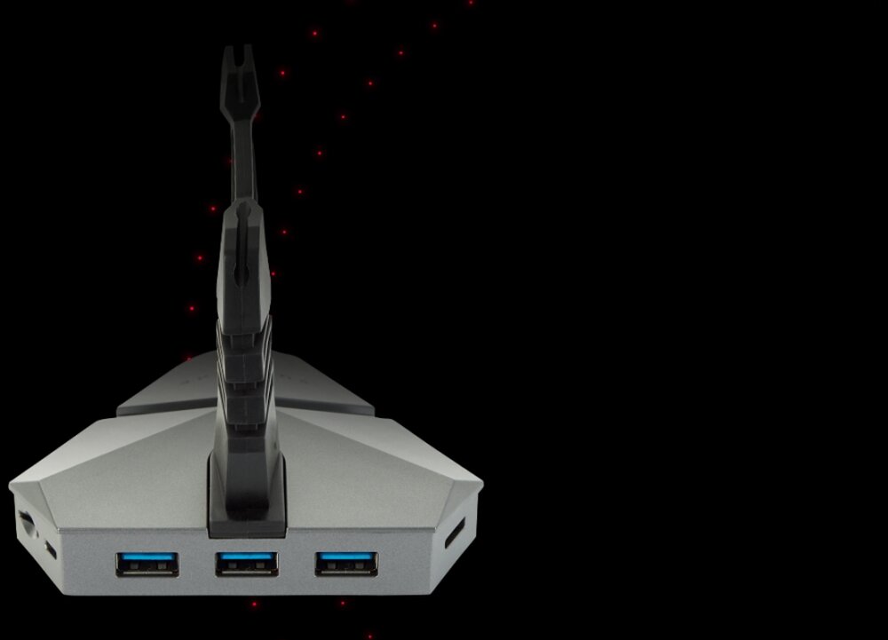Uchwyt SUREFIRE Mouse bungee Axis niezawodnosc uchwyt mysz porty USB pendrive karty przewody uchwyt gra punkt ruchu