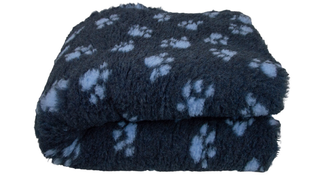 Legowisko uniwersalne BUBA Dry Bed A14 Granatowy 50 x 37 cm Dla Twojego pupila wygląd prezentacja złożone w kostkę
