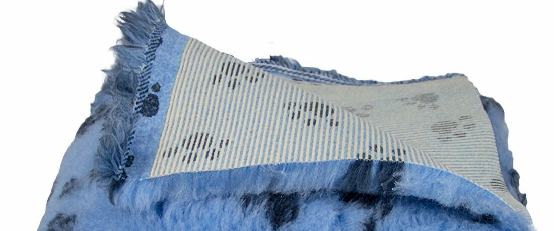 Legowisko uniwersalne BUBA Dry Bed A13 Niebieski 150 x 100  Antypoślizgowy spód Podgumowana powierzchnia rozmiar wymiary przeznaczenie