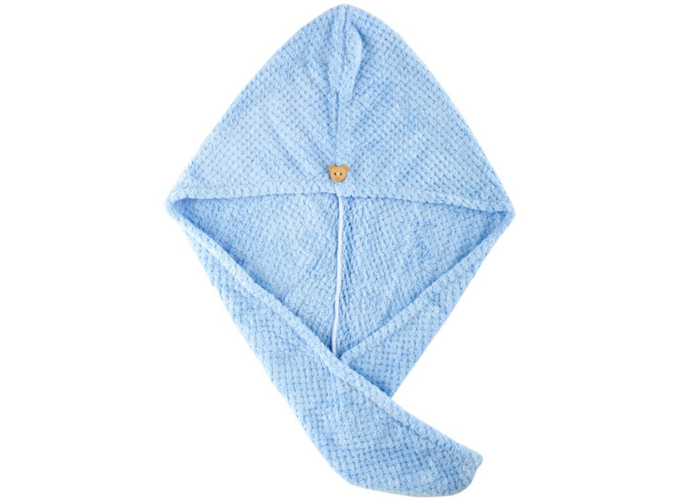 Ręcznik do włosów BEAUTIFLY Turban Niebieski zestaw akcesoria komplet wyposażenie