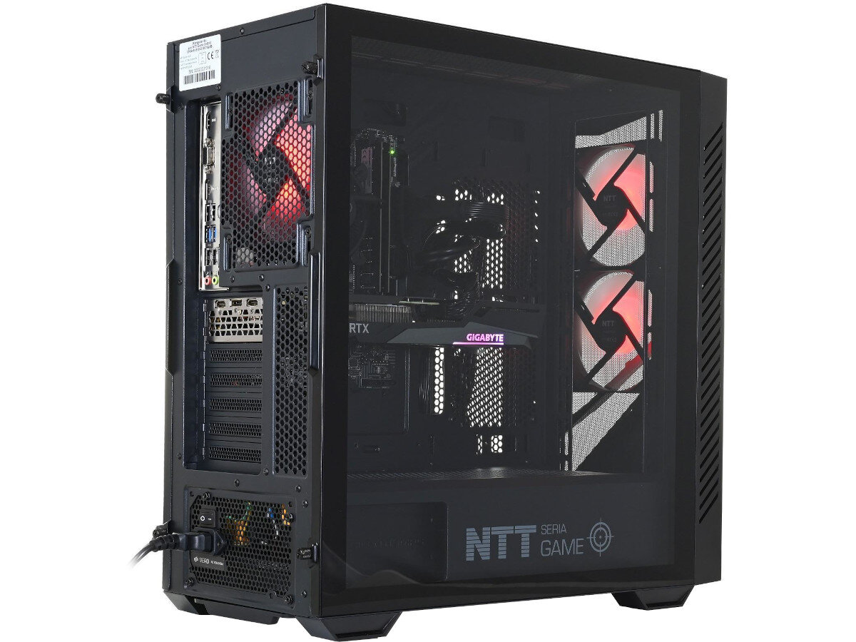 Komputer NTT Game ZKG-I5R3060-T123 i5-12400F 16GB RAM 1TB SSD GeForce RTX3050 Windows 11 Home pamięć RAM dysk pojemność płynność