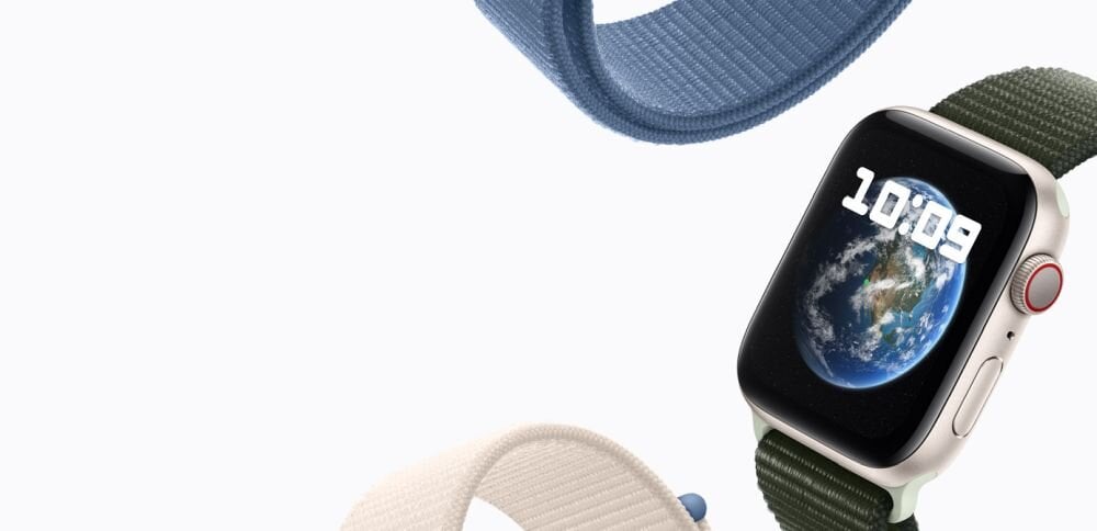 Smartwatch Apple Watch SE ekran bateria czujniki zdrowie sport pasek ładowanie pojemność rozdzielczość łączność sterowanie krew puls rozmowy smartfon aplikacja