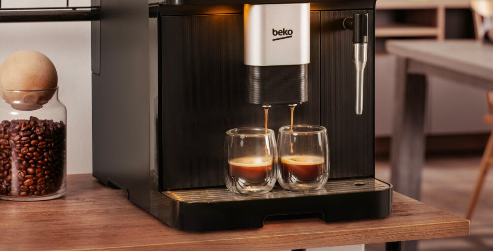 Ekspres BEKO Caffeexperto CEG7302B Regulacja wysokości dysza do kawy