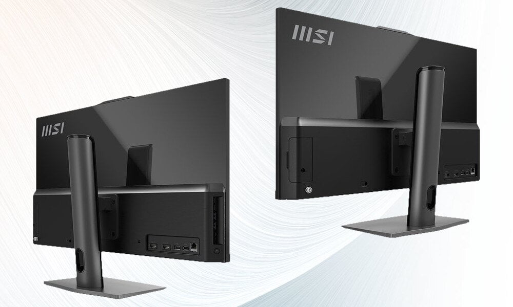 Komputer MSI Modern AM242P 12M-009EU 23.8 IPS i7-1260P 16GB RAM 512GB SSD Windows 11 Professional porty złącza podłączenie łączność Wi-Fi Bluetooth